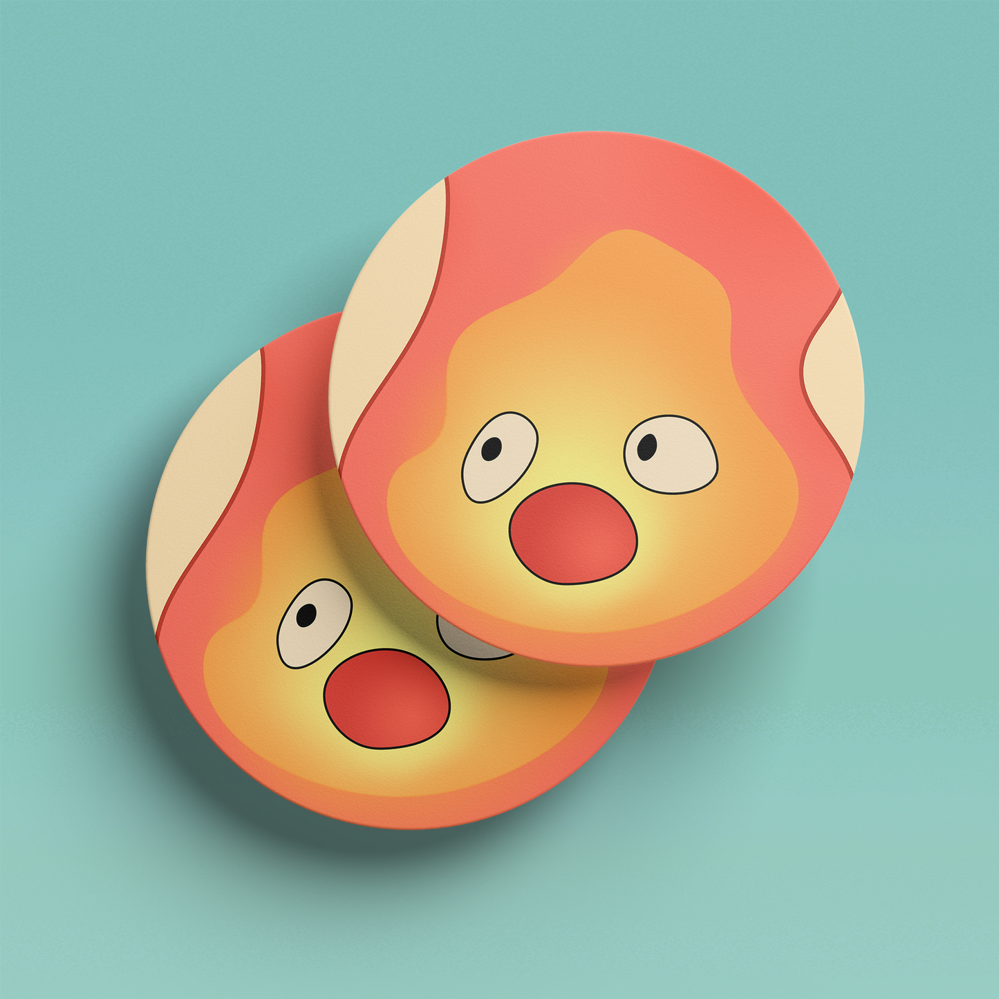 Calcifer Coaster
