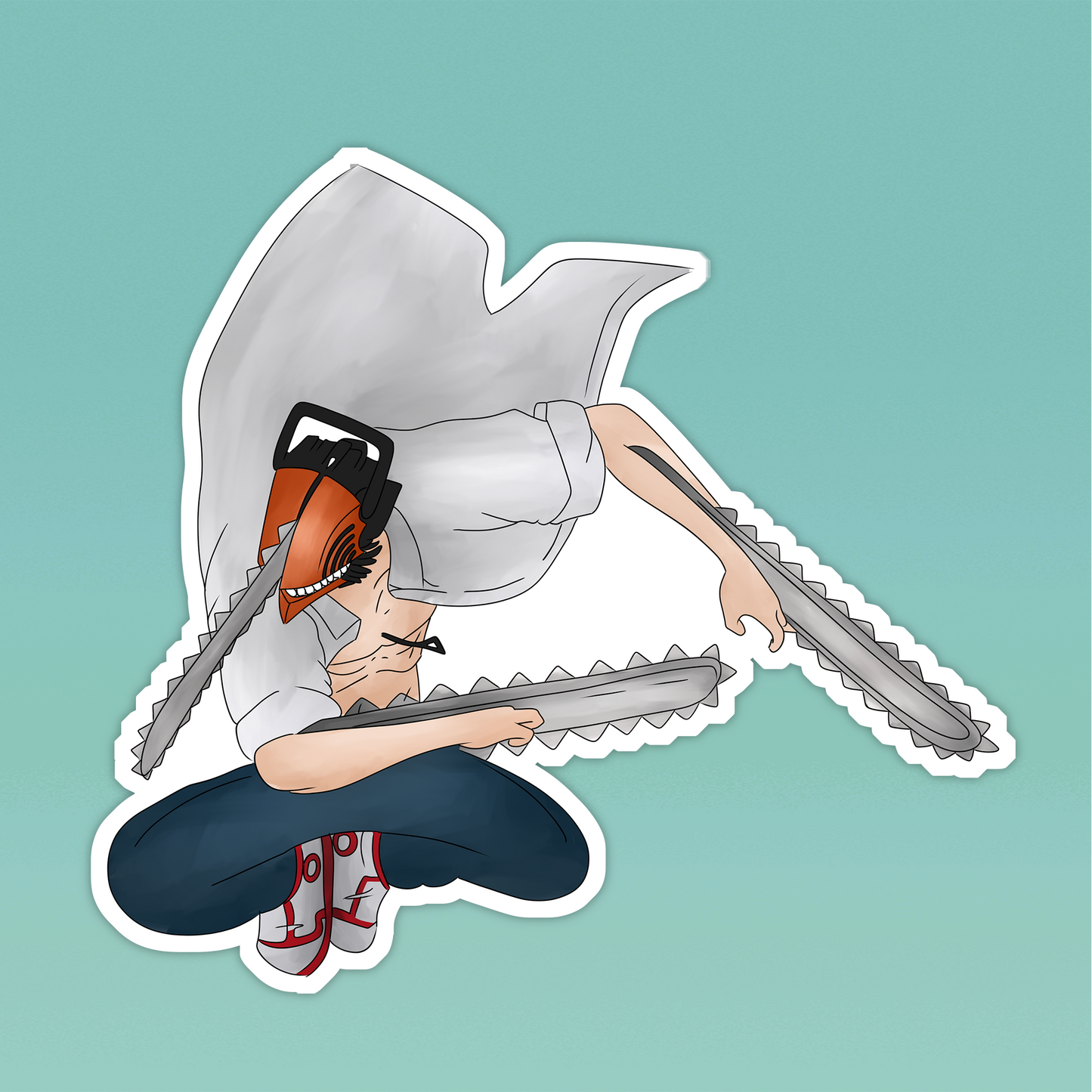 Chainsaw Man Sticker