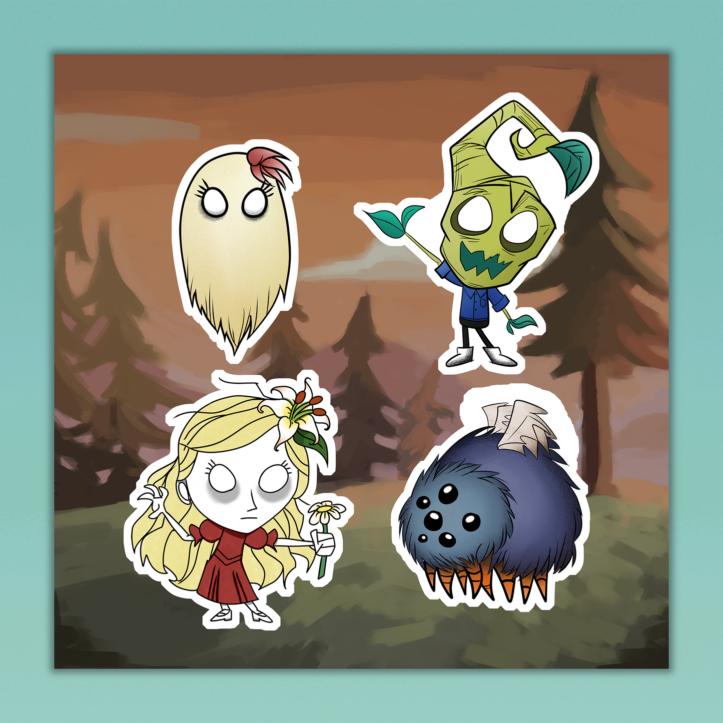 Don't Starve Sticker Sheet