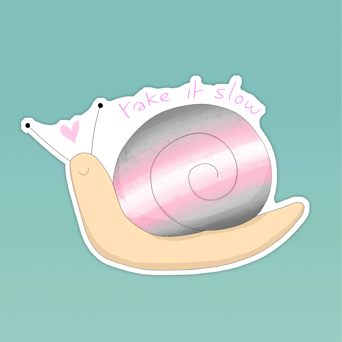 Demigirl Snail Sticker