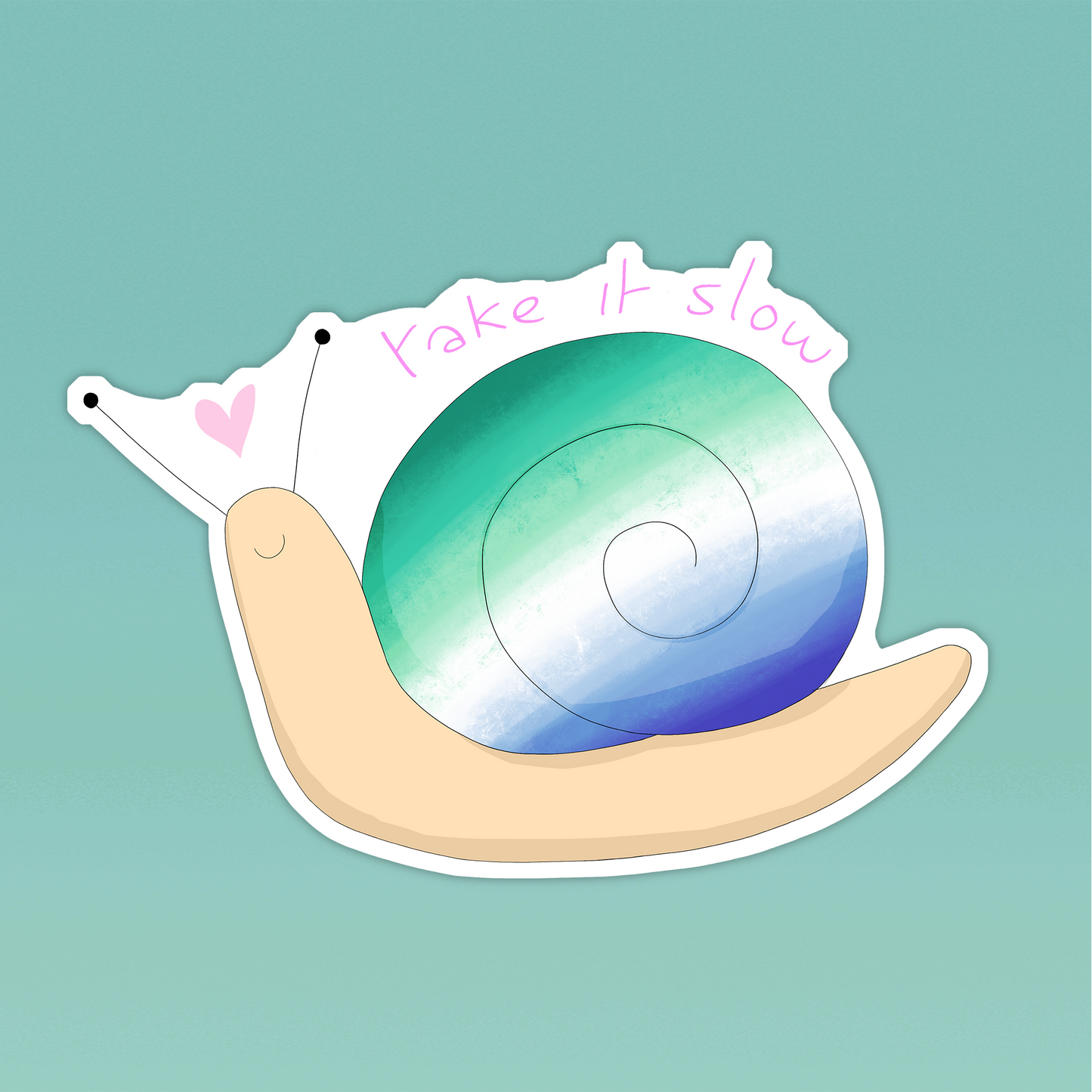 Gay Snail Sticker