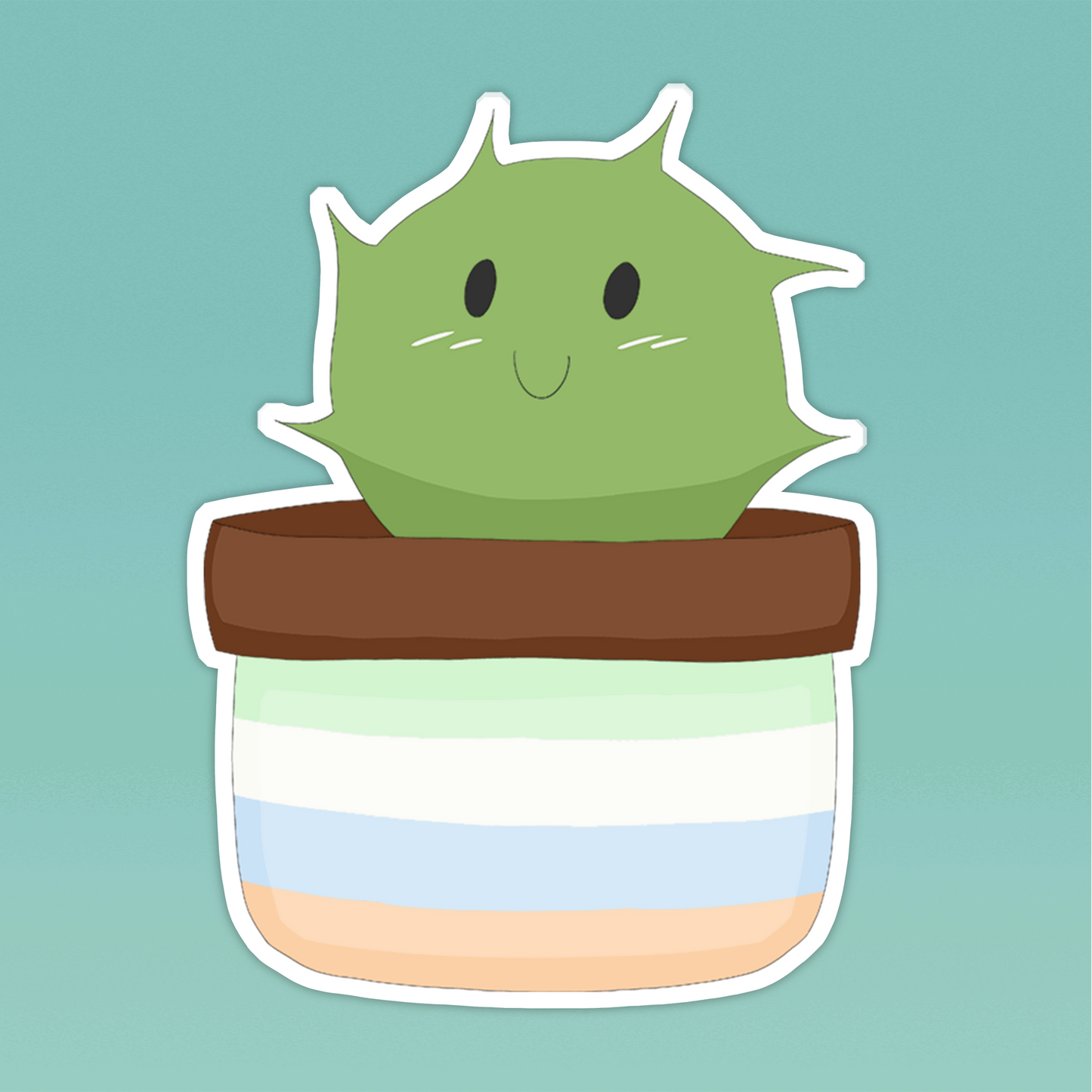 Unlabeled Cactus Sticker