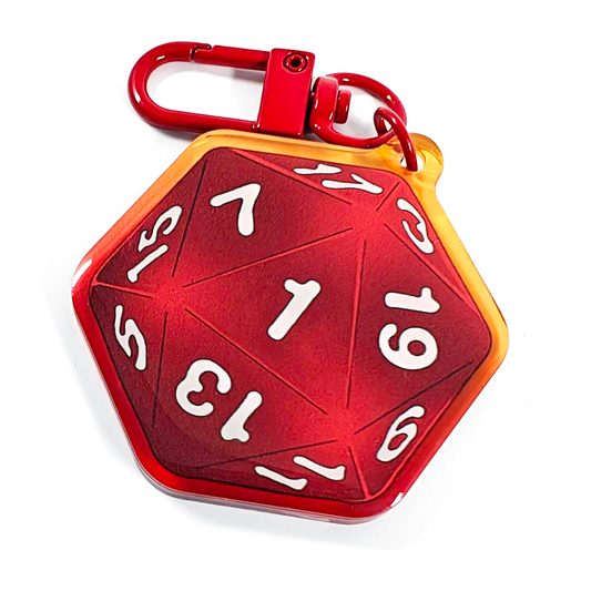 Roll 1 Dice Keychain