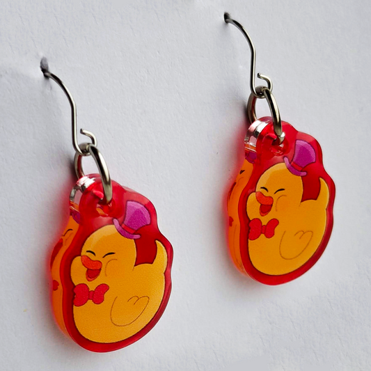 Duck Earrings