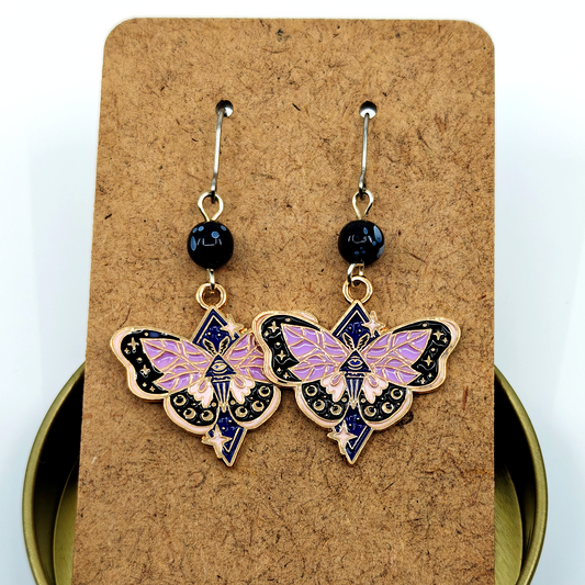 Magical Moth Earrings
