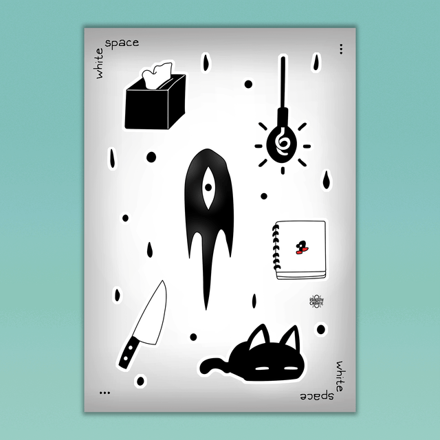 Omori Sticker Sheet