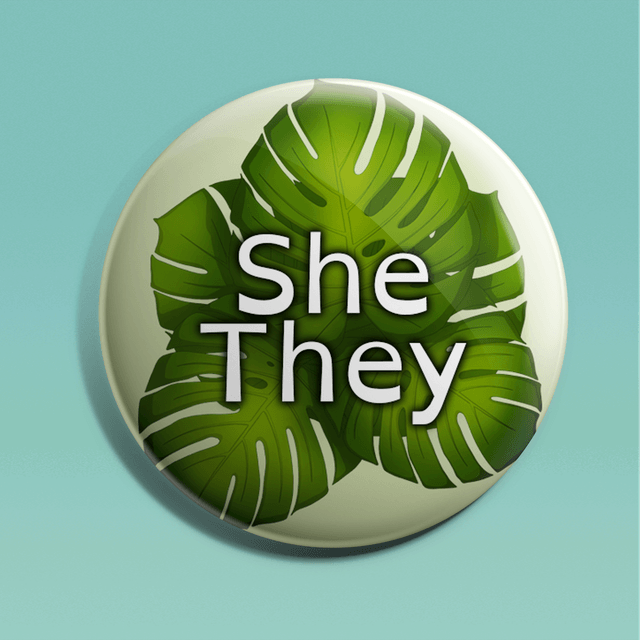 She/They Badge