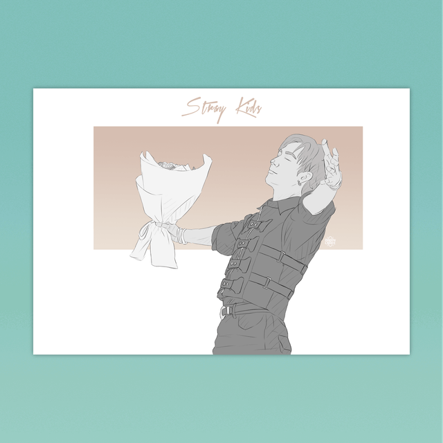 Bang Chan Hug Print