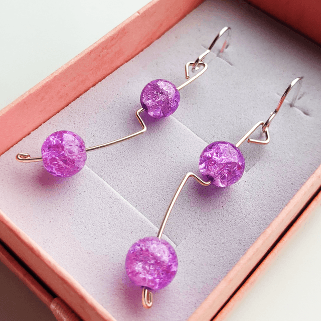 OOAK Dahlia Stim Earrings
