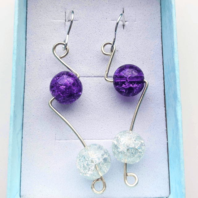 OOAK Gravity Stim Earrings