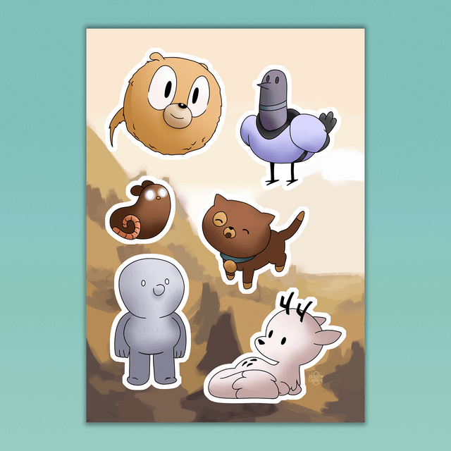 Hilda Sticker Sheet