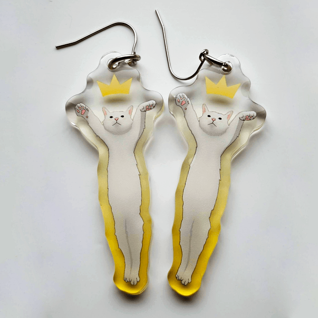 Long Cat Earrings