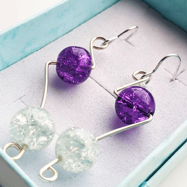 OOAK Gravity Stim Earrings