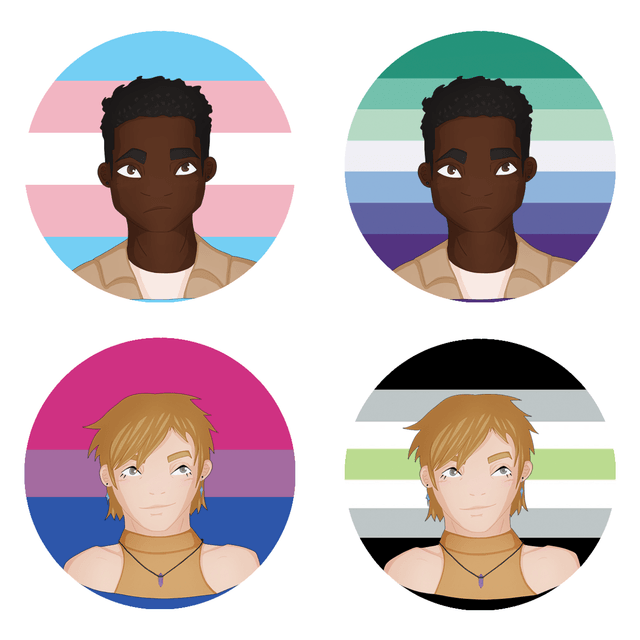 Soulbound Pride Badges