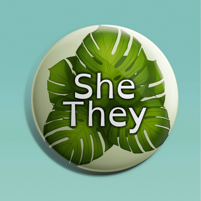 She/They Badge