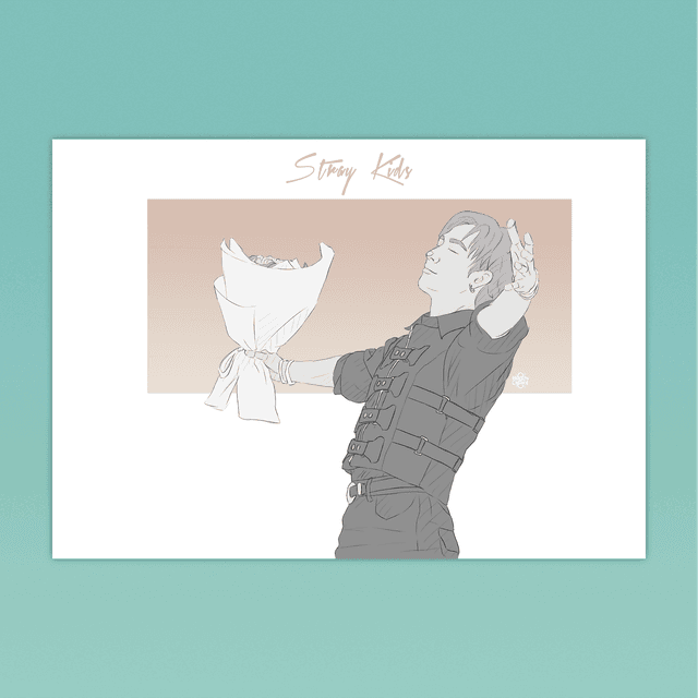 Bang Chan Hug Print
