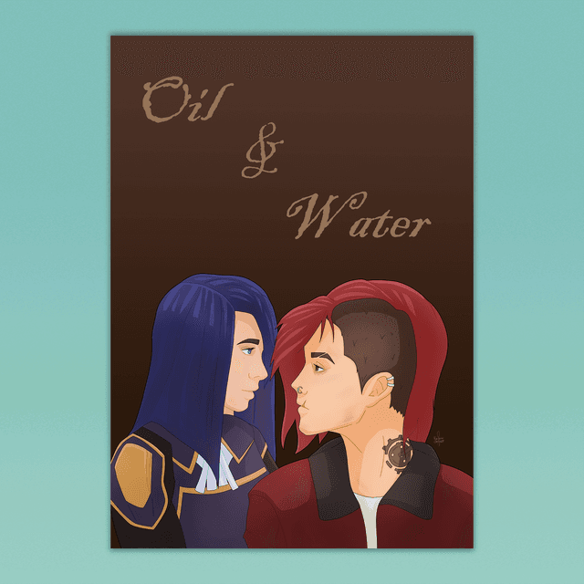 Oil and Water Print