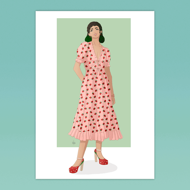 Soulbound Feli Strawberry Print
