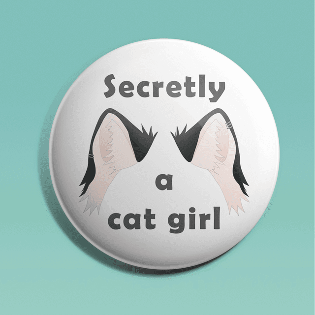 Cat Girl Badge