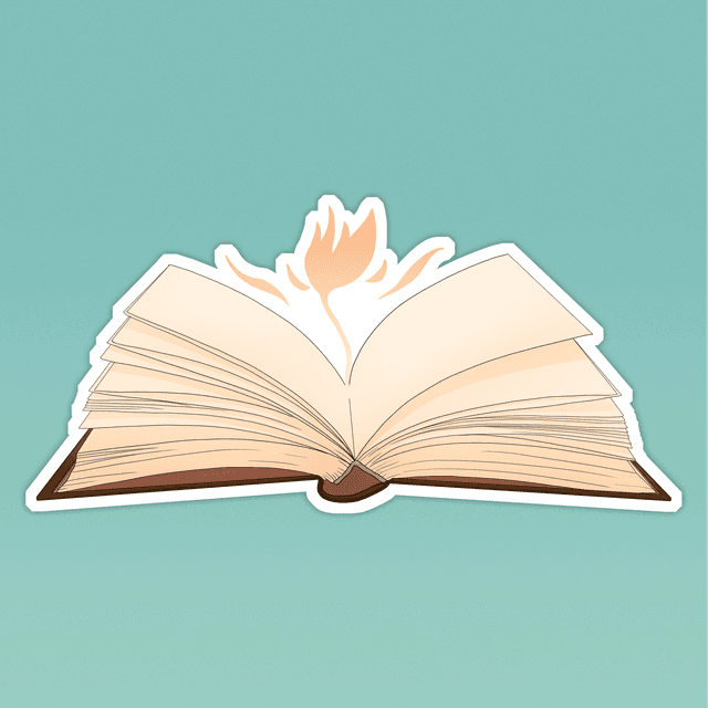Magic Book Sticker
