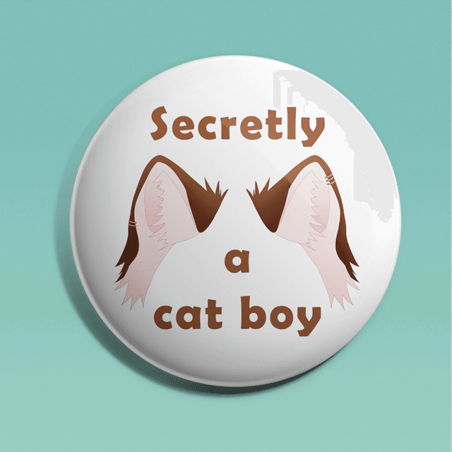 Cat Boy Badge