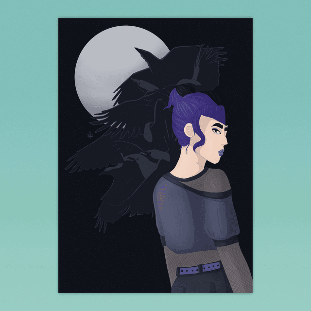 Soulbound Myriad Crows Print