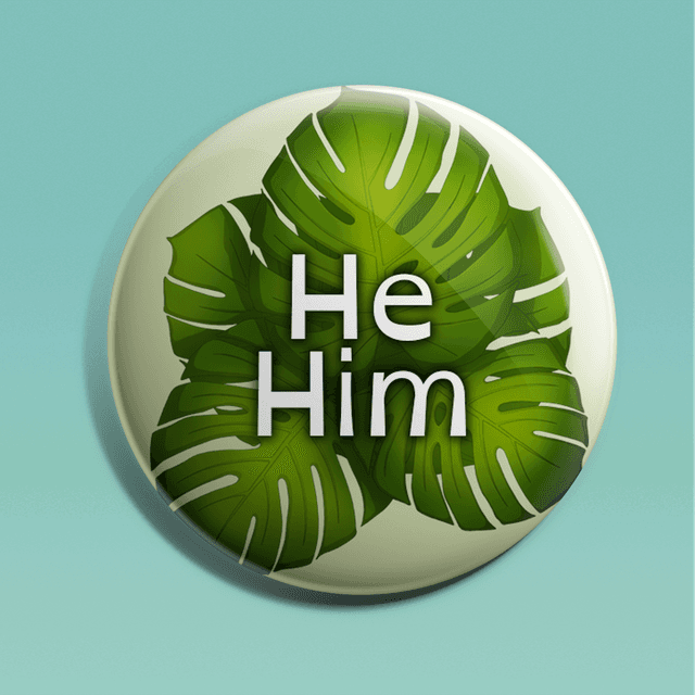 He/Him Badge