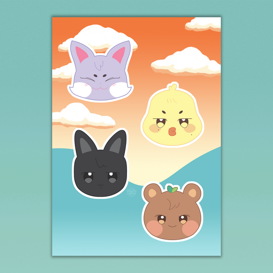 Aniteez Sticker Sheet