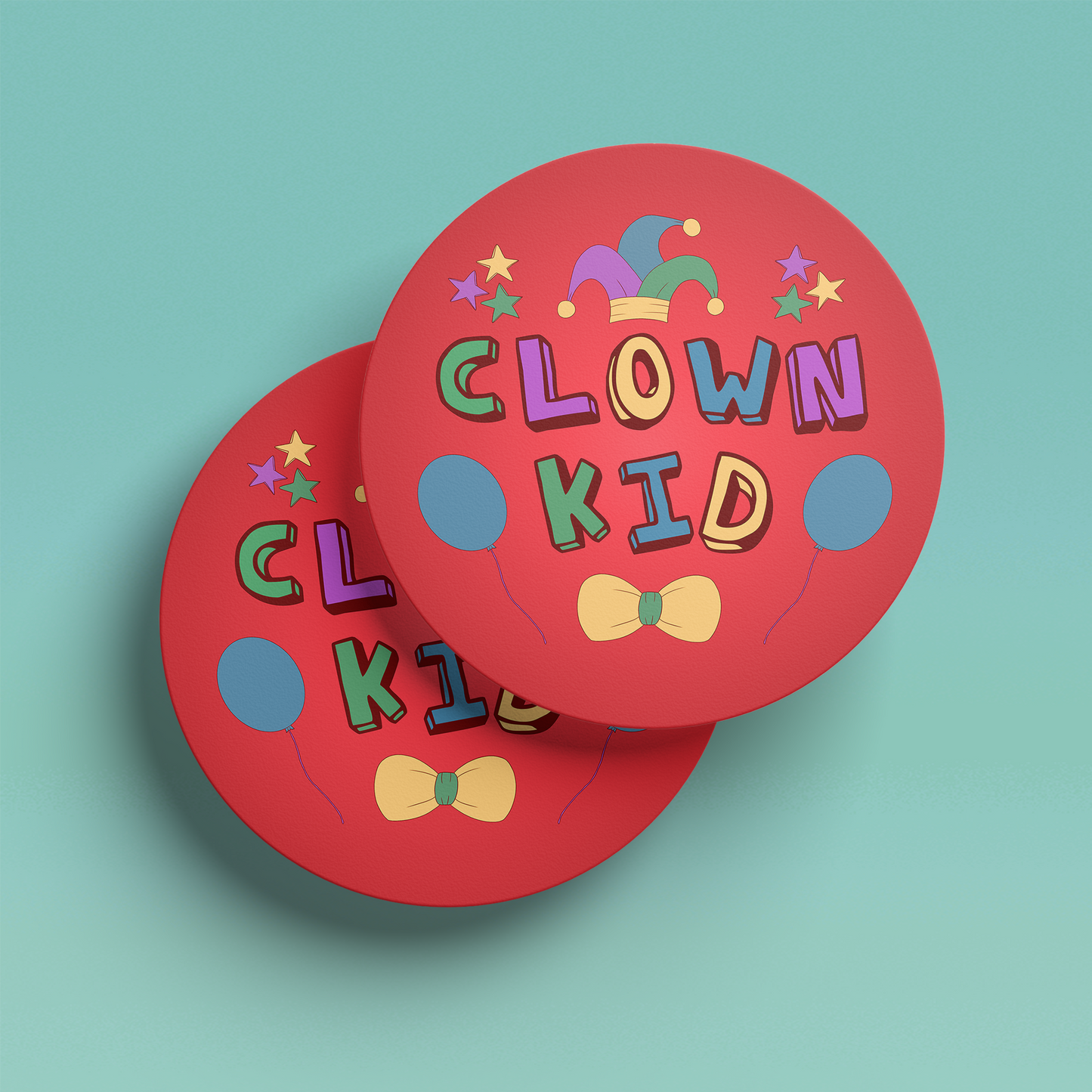 Clown Kid Coaster