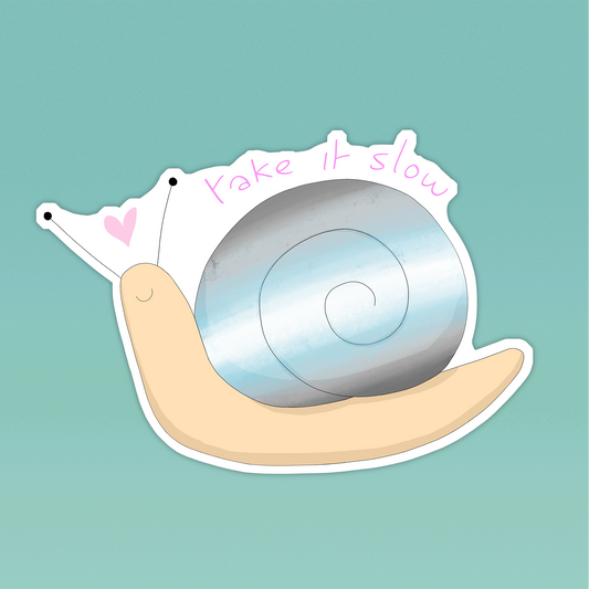Demiboy Snail Sticker