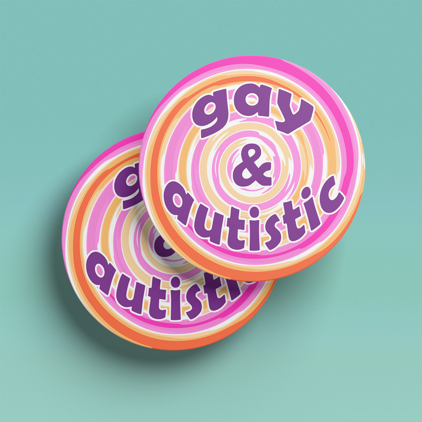 Gay & Autistic Lesbian Coaster