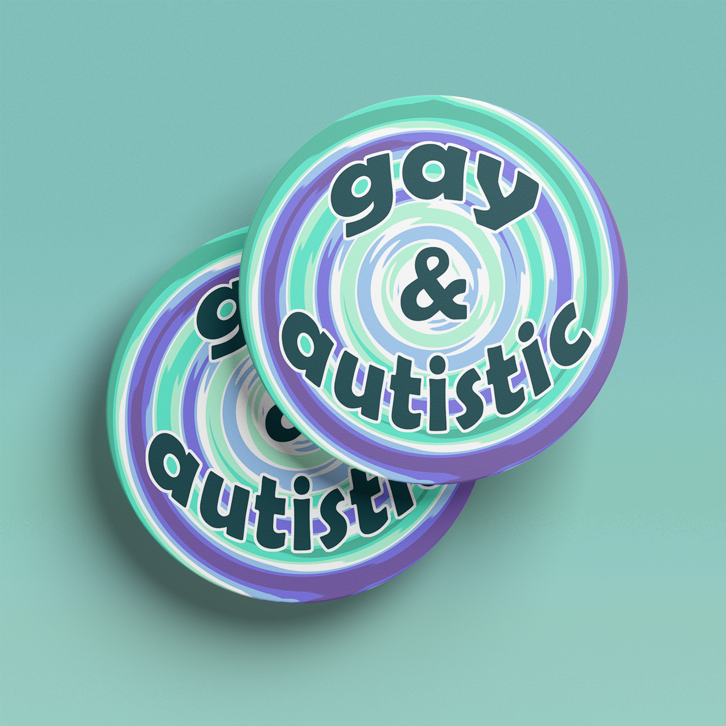 Gay & Autistic Gay Coaster
