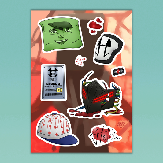 Generation Loss Sticker Sheet