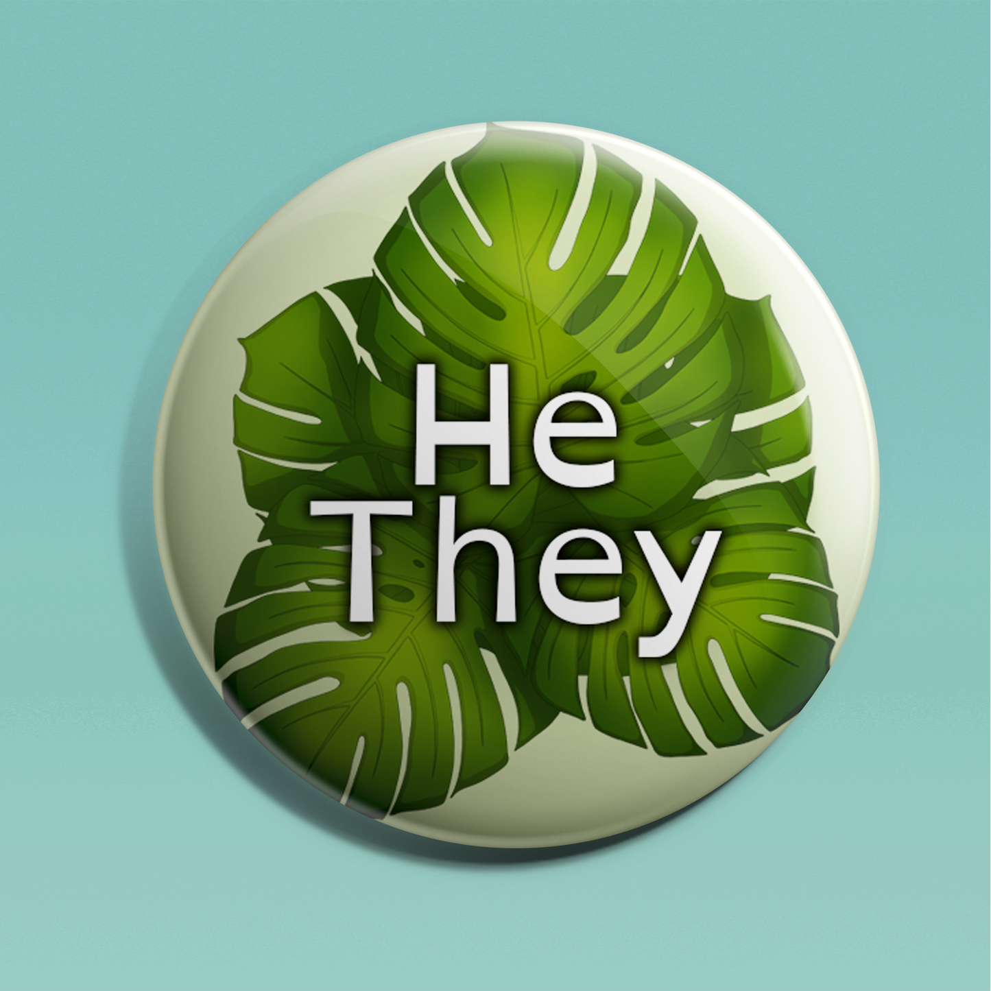 He/They Badge