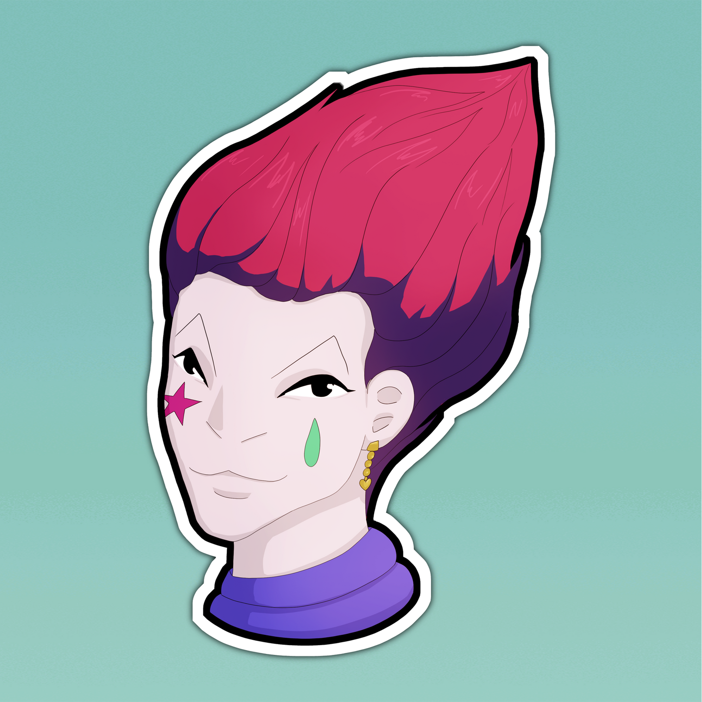 Hisoka Sticker