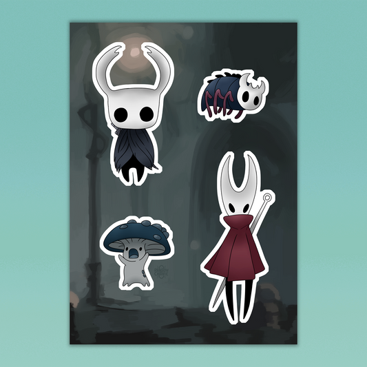 Hollow Knight Sticker Sheet