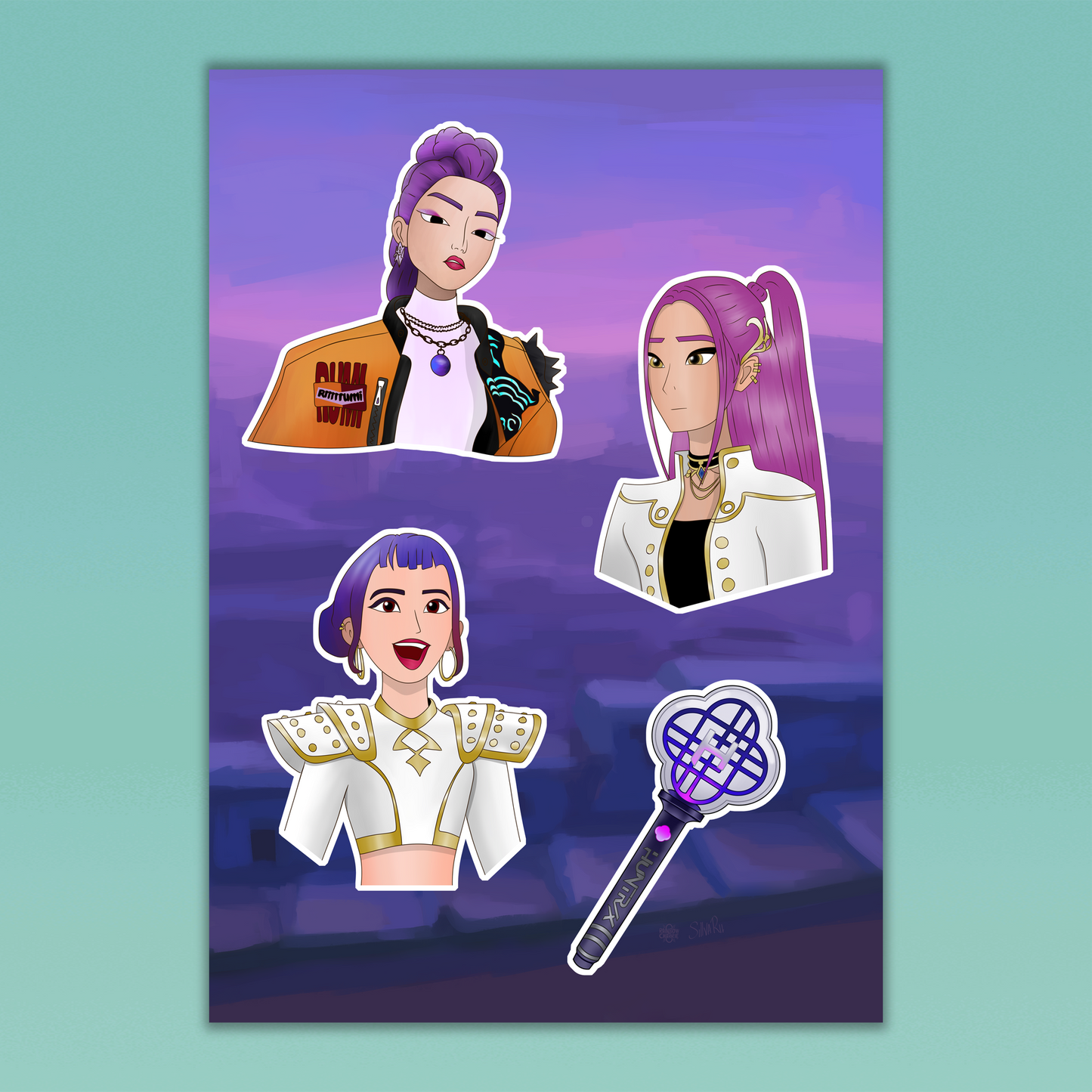 HUNTR/X Sticker Sheet