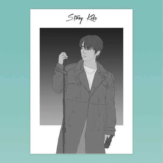 Lee Know Unveil Print