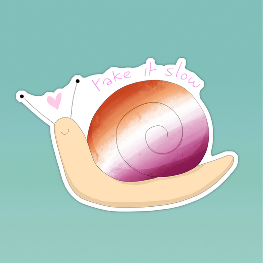 Lesbian Snail Sticker