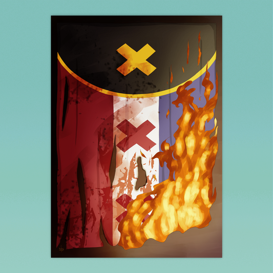 Burning L'Manberg Print