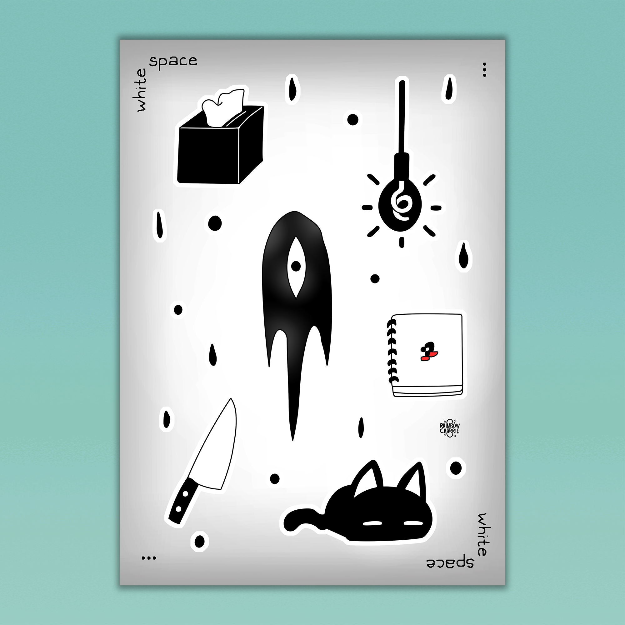 Omori Sticker Sheet – Silva & Rain