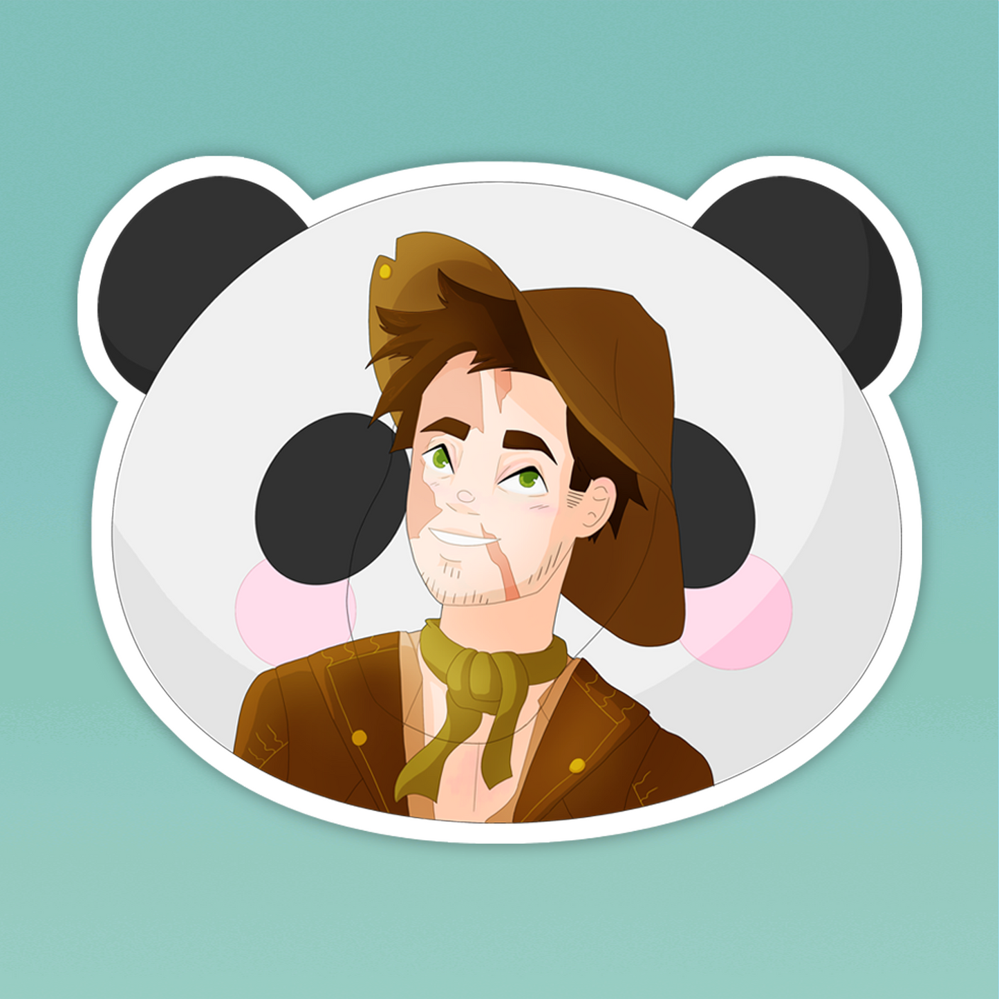 Double Life Scar Sticker