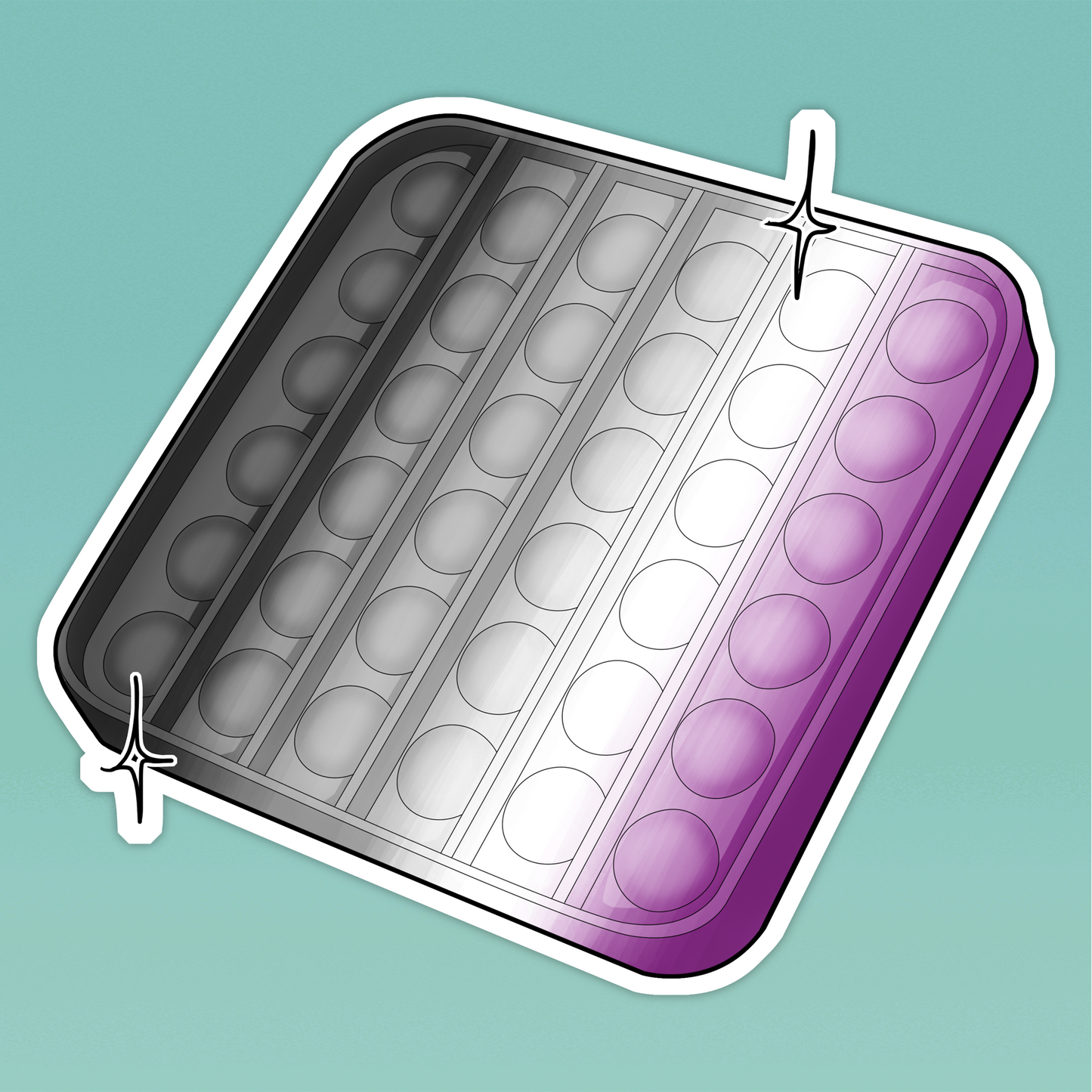 Asexual Stim Toy Sticker