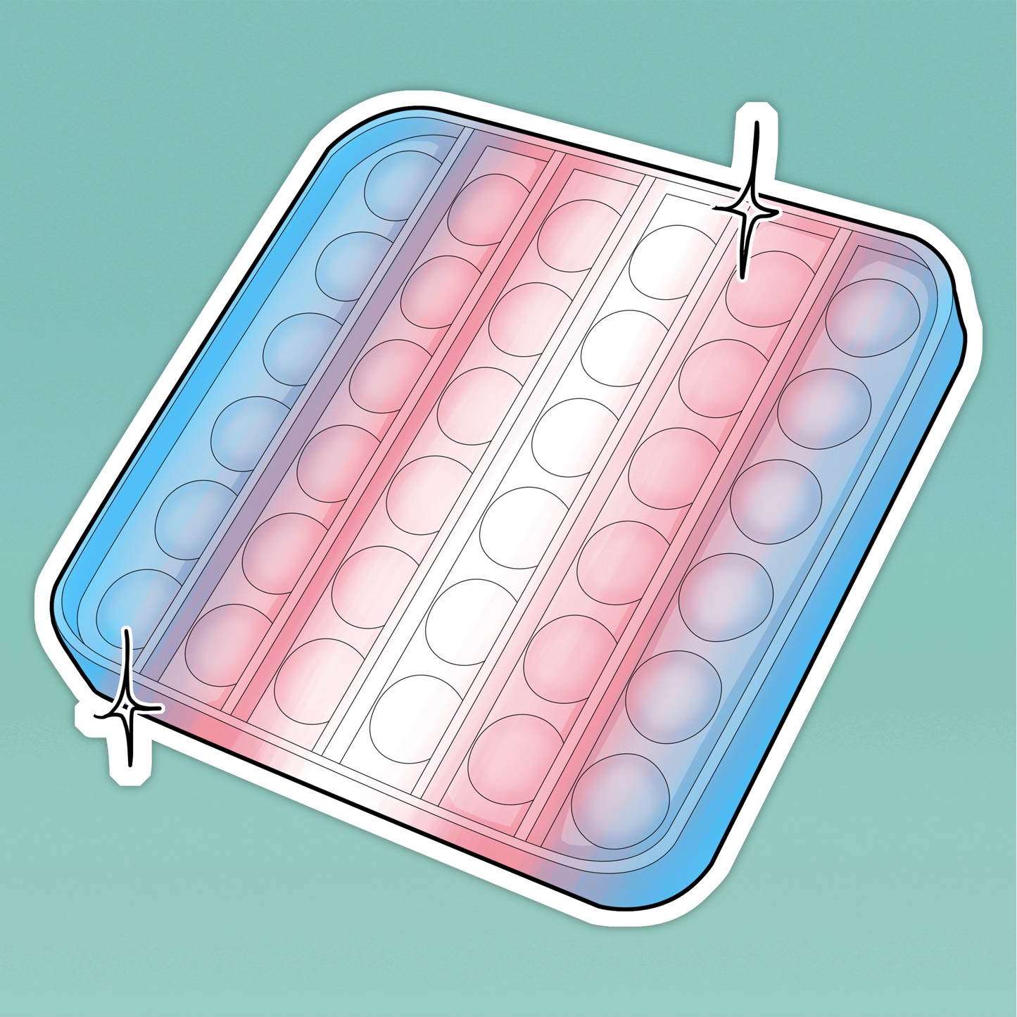 Transgender Stim Toy Sticker