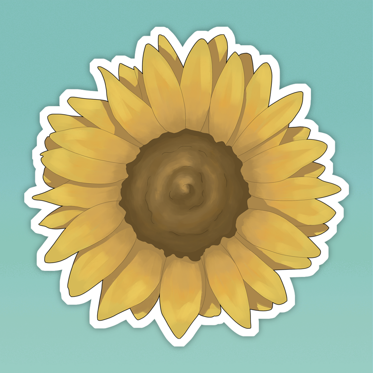 Sunflower Sticker