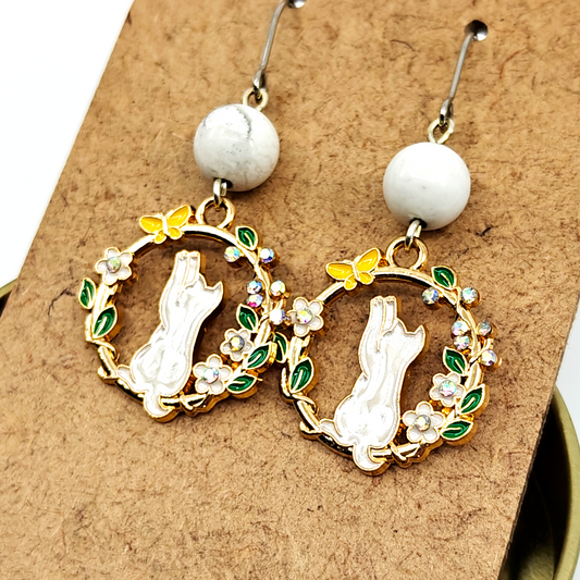 Standing Cat Earrings
