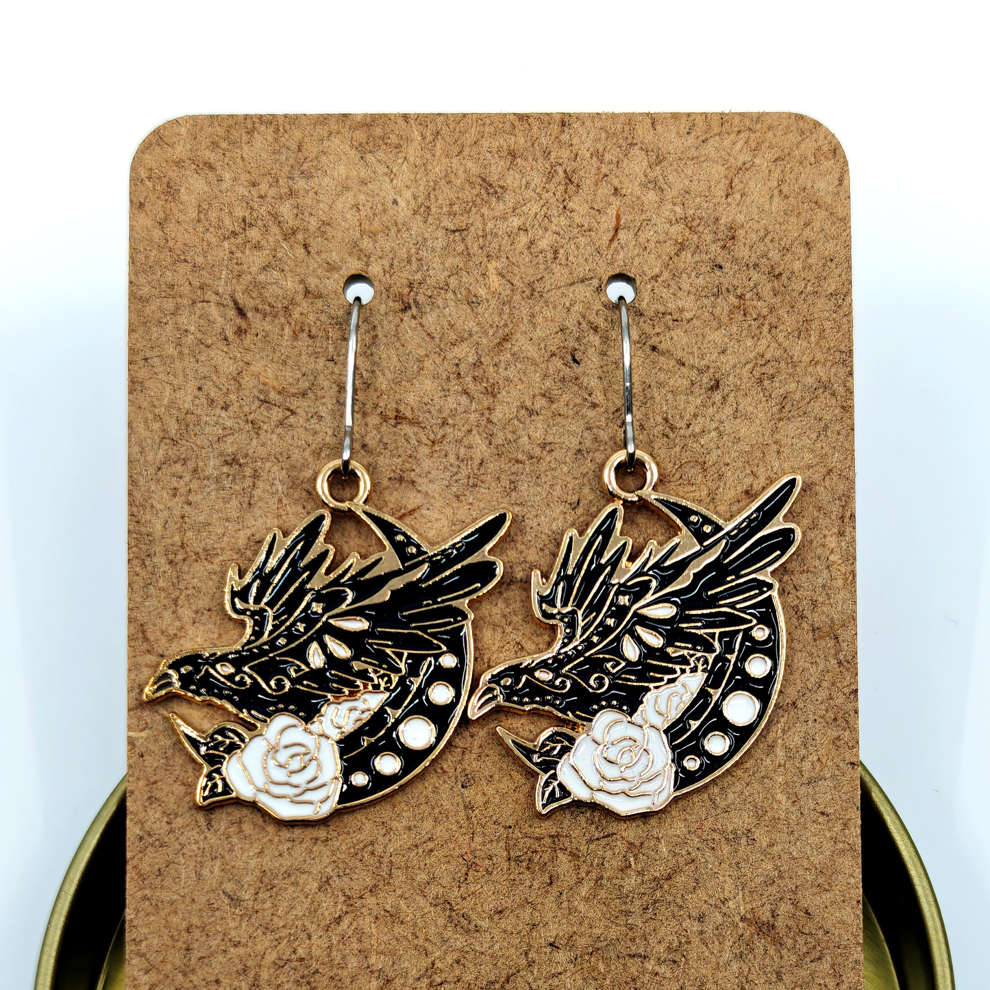 Black Bird Earrings