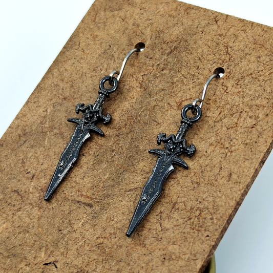 Black Daggers Earrings