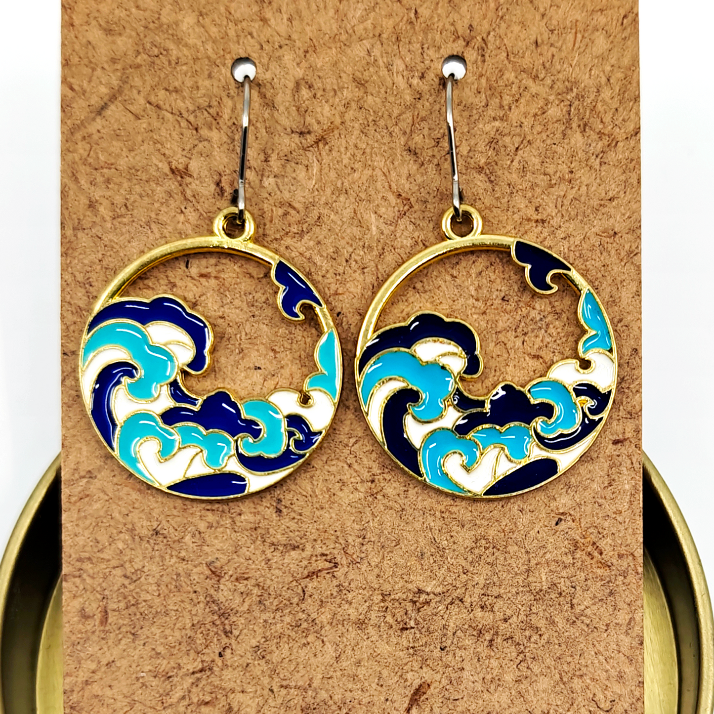 Blue Waves Earrings