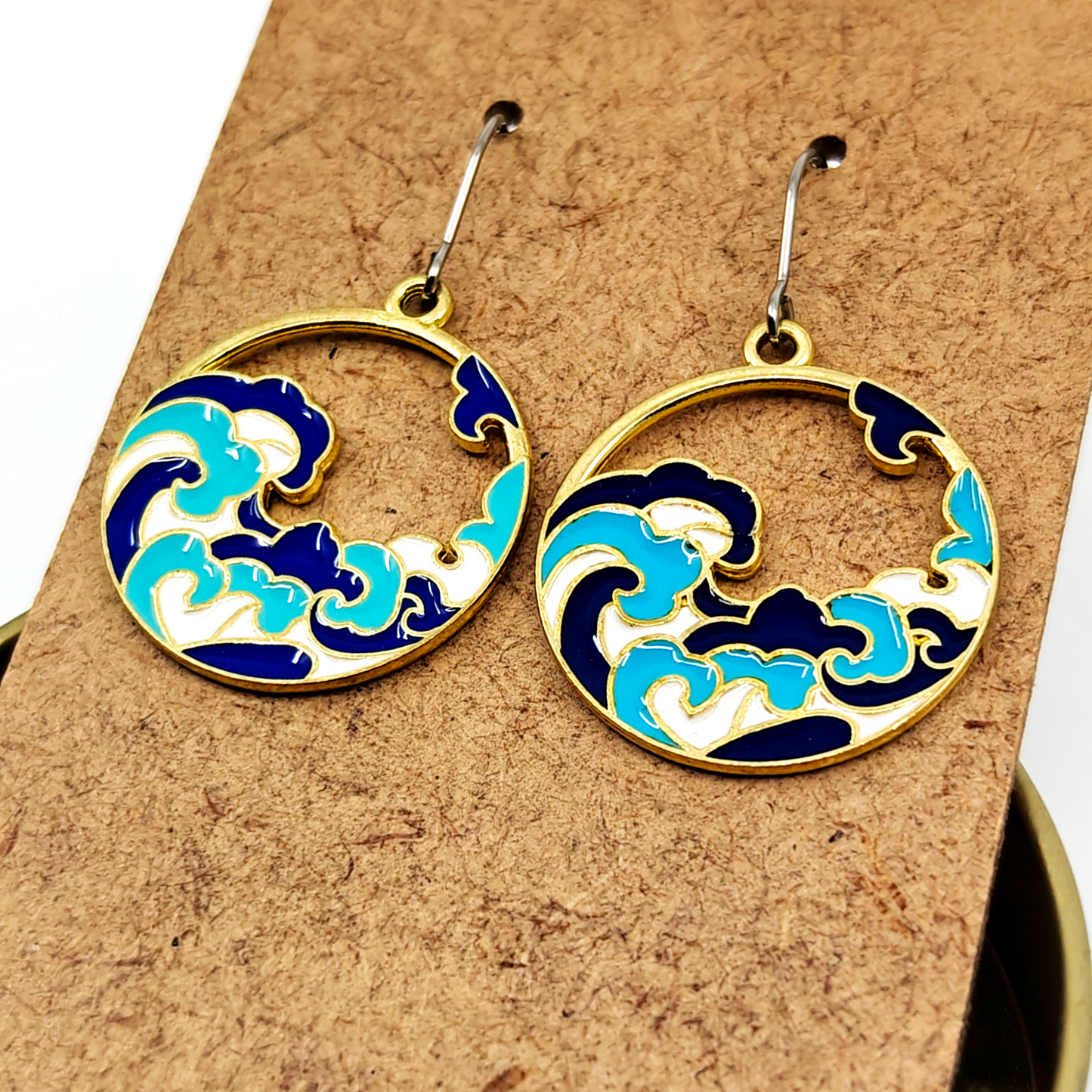 Blue Waves Earrings